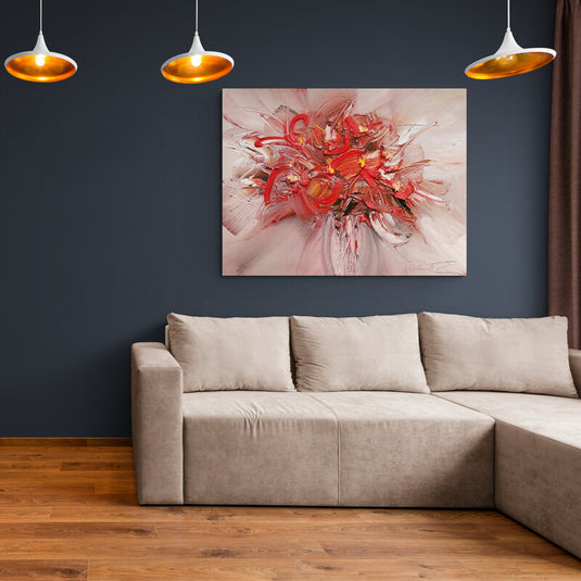 Abstract Flower Vase - Canvas Mérida Fine Print Art