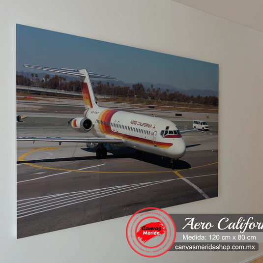 Aero California - Canvas Mérida Fine Print Art