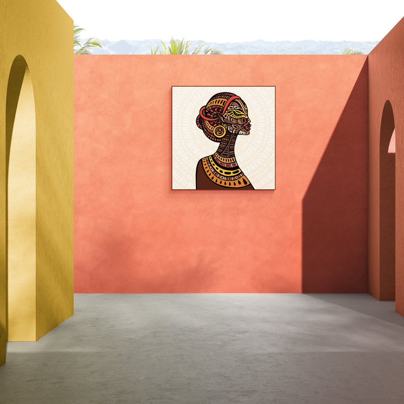 Africa Color Style - Canvas Mérida Fine Print Art