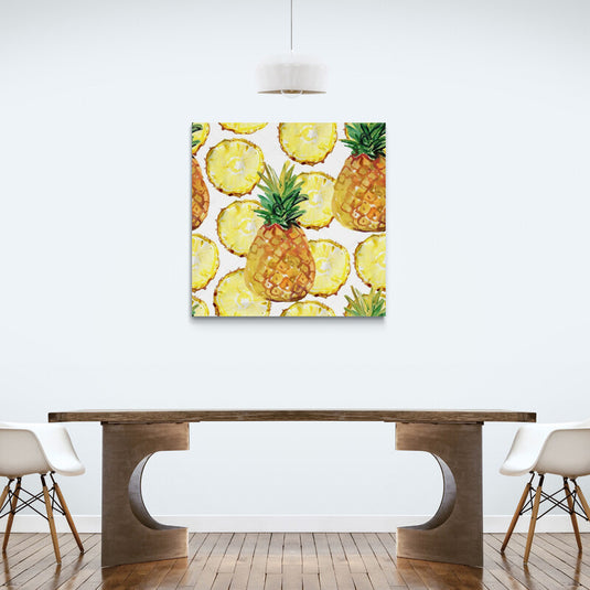 All the Pineapples - Canvas Mérida Fine Print Art