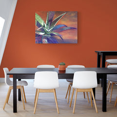 Aloe at Sunset - Canvas Mérida Fine Print Art