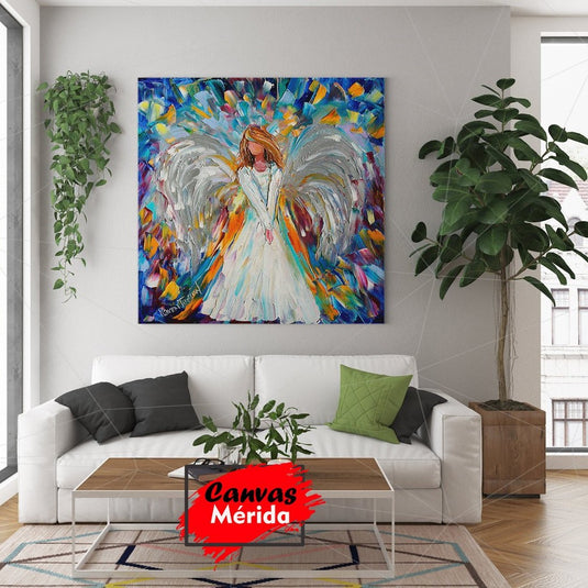 Angel Paint - Canvas Mérida Fine Print Art