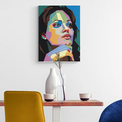 Angelina Jolie - Canvas Mérida Fine Print Art