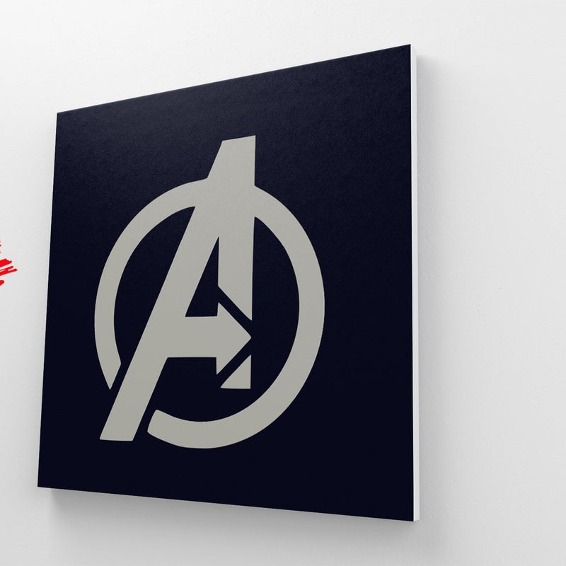 Avengers Logo - Canvas Mérida Fine Print Art