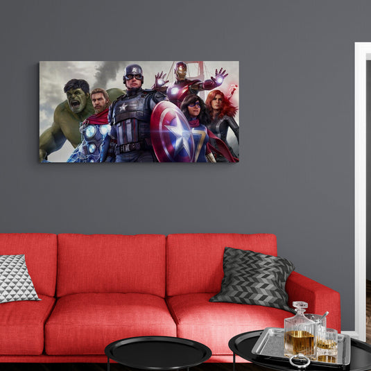 Avengers Painting - Canvas Mérida Fine Print Art