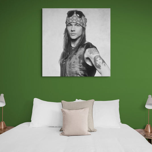 Axl Rose - Canvas Mérida Fine Print Art