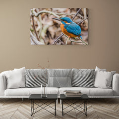 Bird Blue - Canvas Mérida Fine Print Art