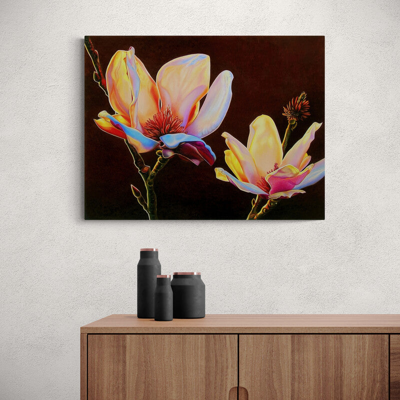 Magnolias #6 - Canvas Mérida Fine Print Art
