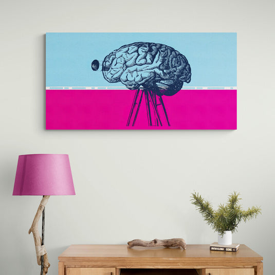 Brain Telescope - Canvas Mérida Fine Print Art