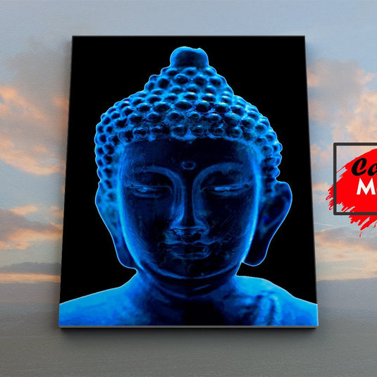 Buda Blue - Canvas Mérida Fine Print Art