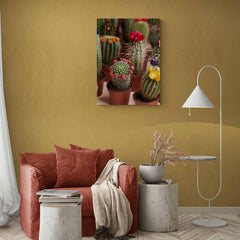 Cactus Pots - Canvas Mérida Fine Print Art