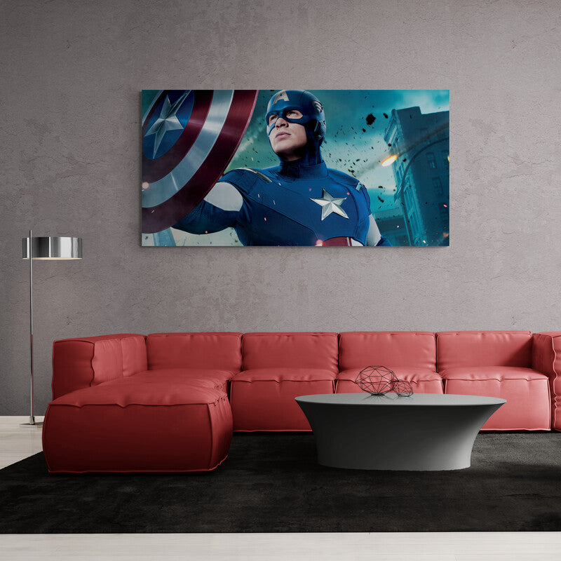 Capitán América - Canvas Mérida Fine Print Art