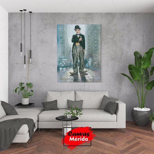 Charles Chaplin Ciudad - Canvas Mérida Fine Print Art