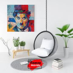 Charles Chaplin Dibujo - Canvas Mérida Fine Print Art