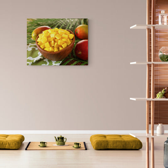 Chopped Mango - Canvas Mérida Fine Print Art