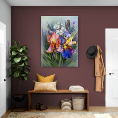 Colored Orchids - Canvas Mérida Fine Print Art
