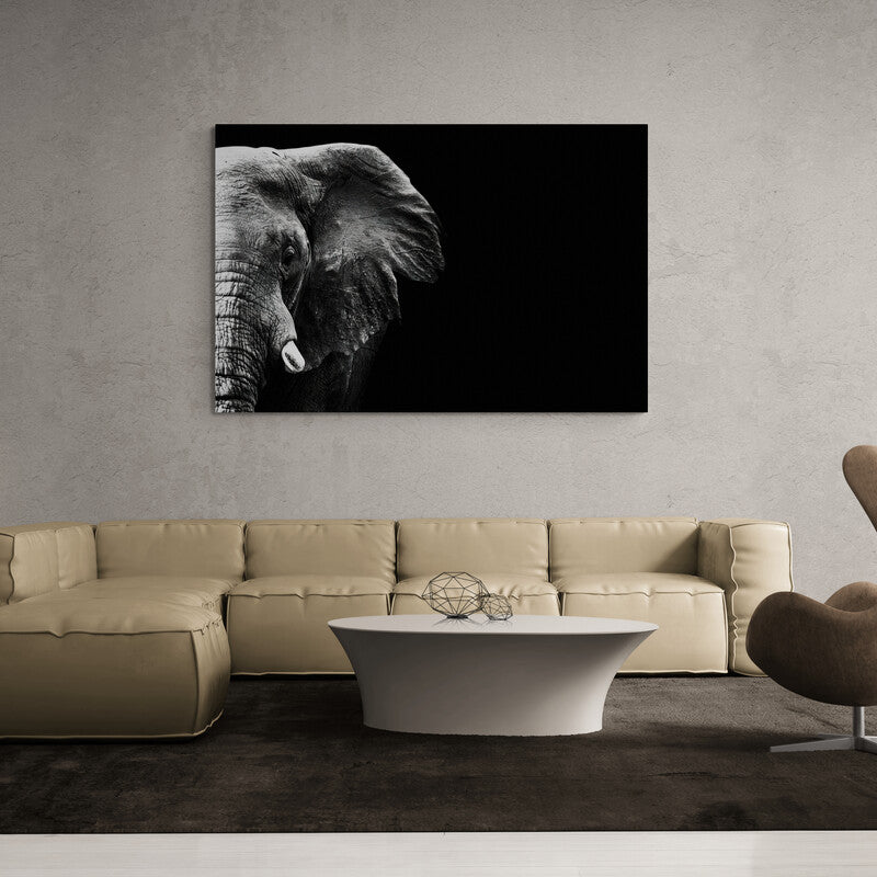 Half Elephant - Canvas Mérida Fine Print Art
