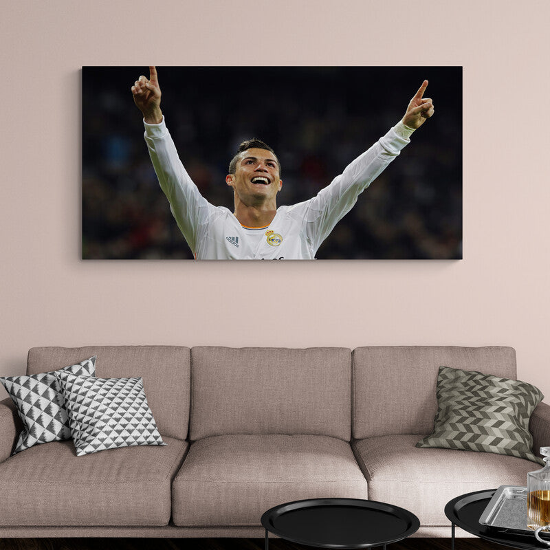 Cristiano Ronaldo #19 - Canvas Mérida Fine Print Art
