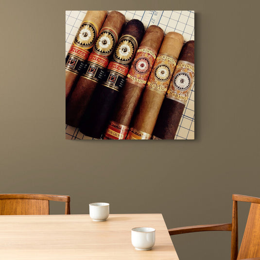 Cuban Cigar - Canvas Mérida Fine Print Art