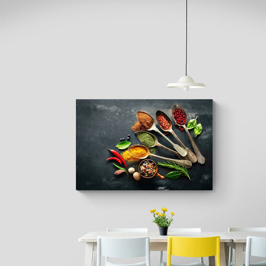 Cucharas y especias #10 - Canvas Mérida Fine Print Art