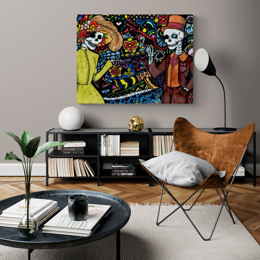 Día de los Muertos 2 de Noviembre - Canvas Mérida Fine Print Art