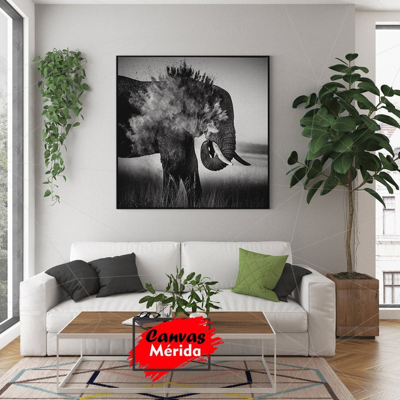 Elefante Adulto - Canvas Mérida Fine Print Art