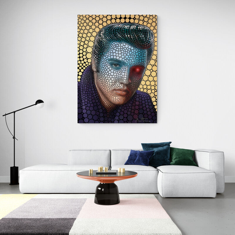 Elvis Presley - Canvas Mérida Fine Print Art