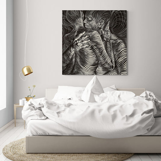 Energetic Lovers - Canvas Mérida Fine Print Art