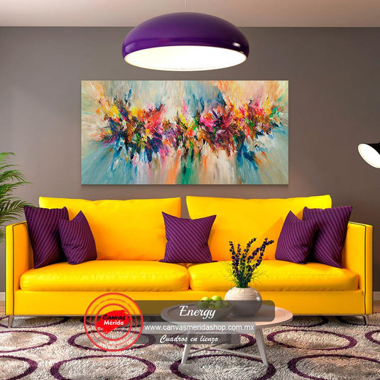 Energy Colors - Canvas Mérida Fine Print Art