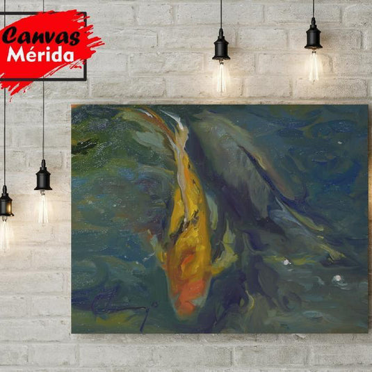 Fish Paint - Canvas Mérida Fine Print Art