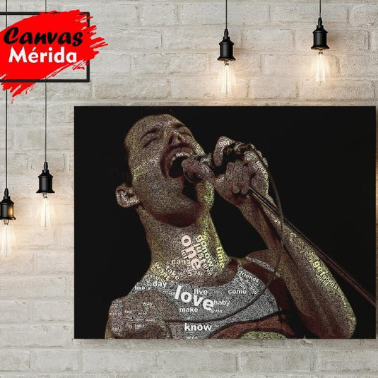 Freddie Mercury Number 14 - Canvas Mérida Fine Print Art