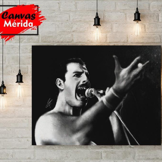 Freddie Mercury Number 17 - Canvas Mérida Fine Print Art