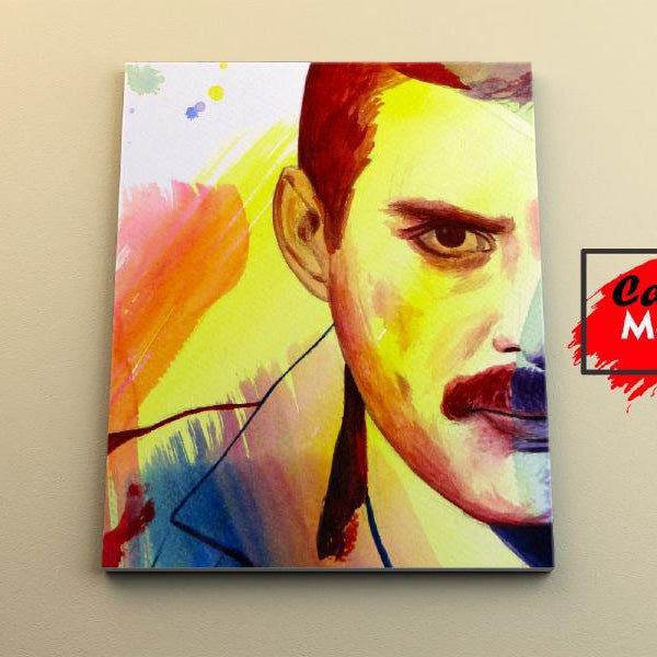 Freddie Mercury Number 9 - Canvas Mérida Fine Print Art