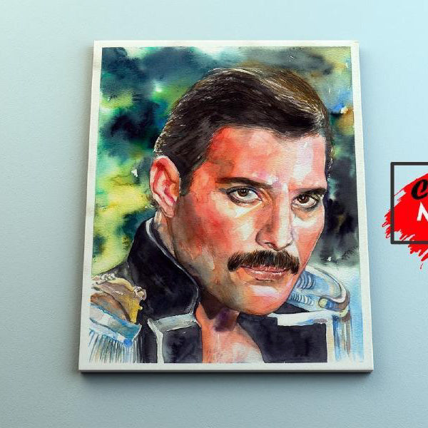 Freddie Mercury Number 10 - Canvas Mérida Fine Print Art