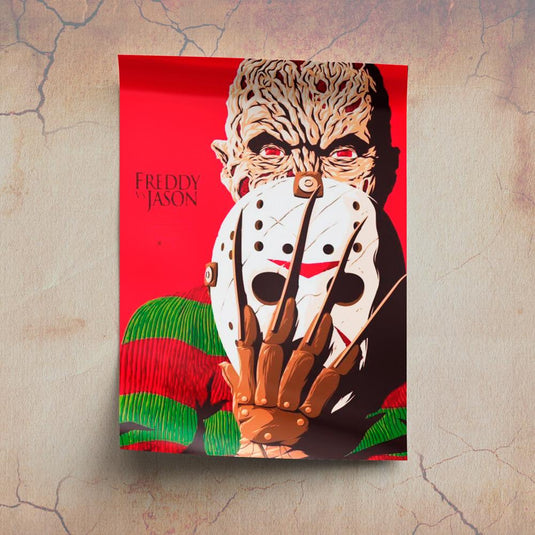 Freddy VS Jason #2 - Canvas Mérida Fine Print Art