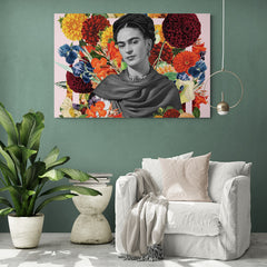 Frida Colage - Canvas Mérida Fine Print Art
