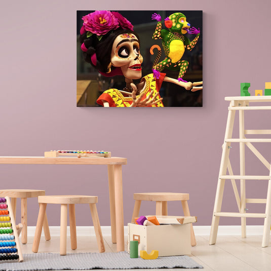 Frida Kahlo Coco - Canvas Mérida Fine Print Art