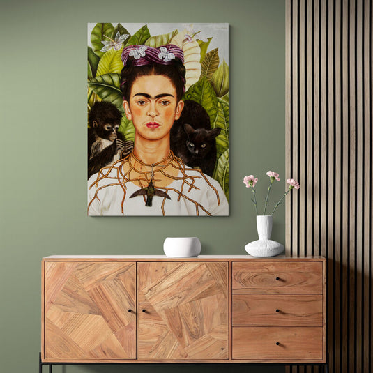 Autorretrato de Frida Kahlo con Animales