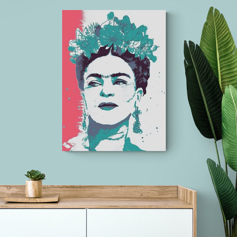 Frida Kahlo Mexicana - Canvas Mérida Fine Print Art