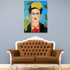 Frida desde el Corazón - Canvas Mérida Fine Print Art