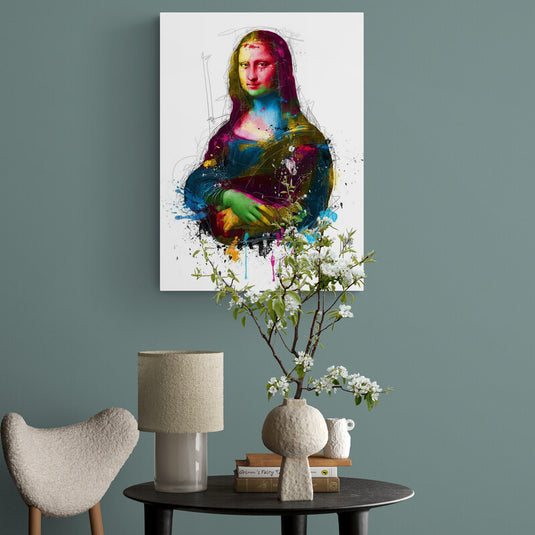 Gioconda Colors - Canvas Mérida Fine Print Art