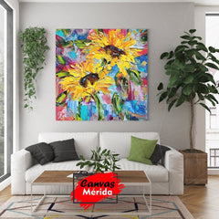 Girasol Paint - Canvas Mérida Fine Print Art
