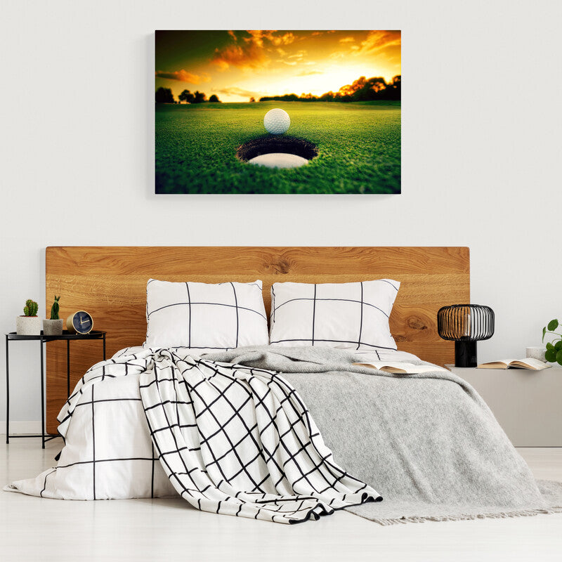Golf in the Sunsets - Canvas Mérida Fine Print Art