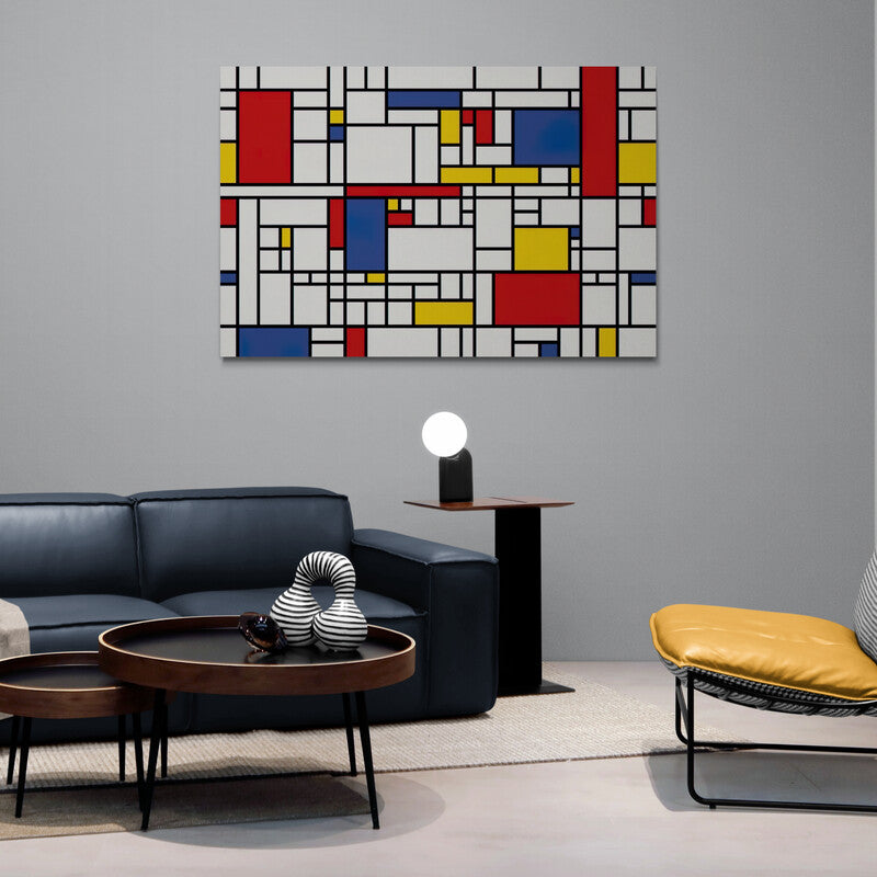 Gorgerous Composition_Piet Mondrian - Canvas Mérida Fine Print Art
