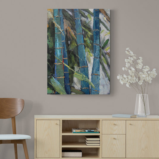 Green Bamboo - Canvas Mérida Fine Print Art