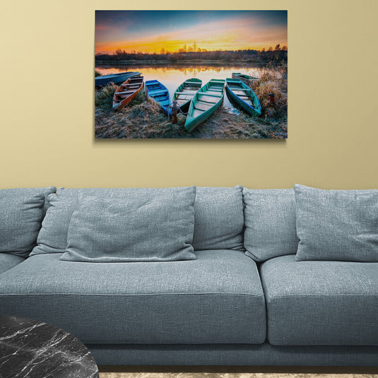 Hidden Boats - Canvas Mérida Fine Print Art