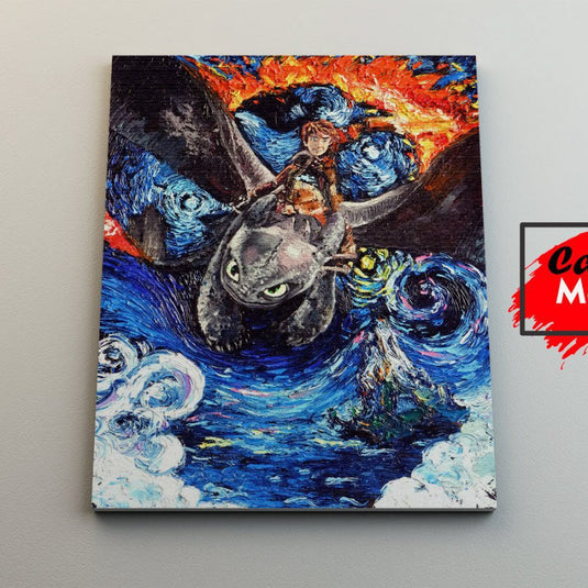 How to Train Your Dragon Number 2 - Canvas Mérida Fine Print Art