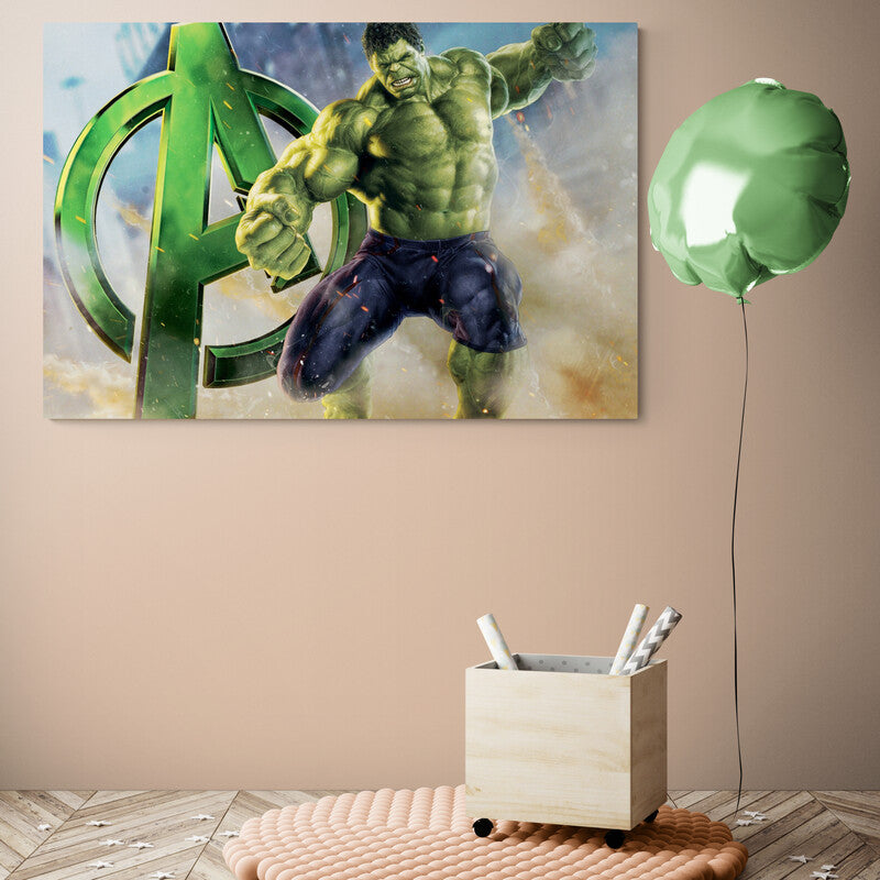 Hulk's Force - Canvas Mérida Fine Print Art