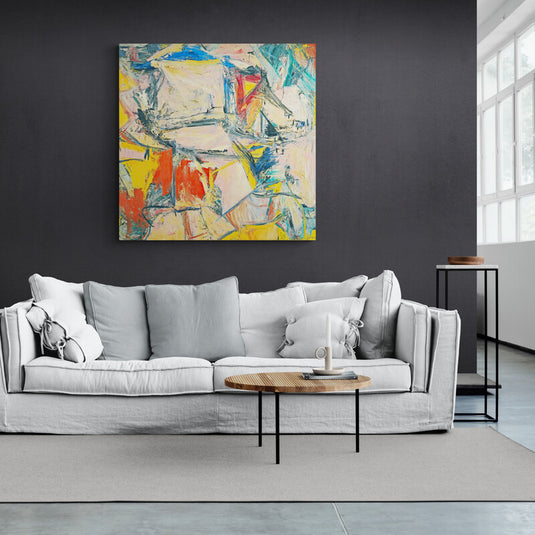 Interchange by Willem De Kooning - Canvas Mérida Fine Print Art
