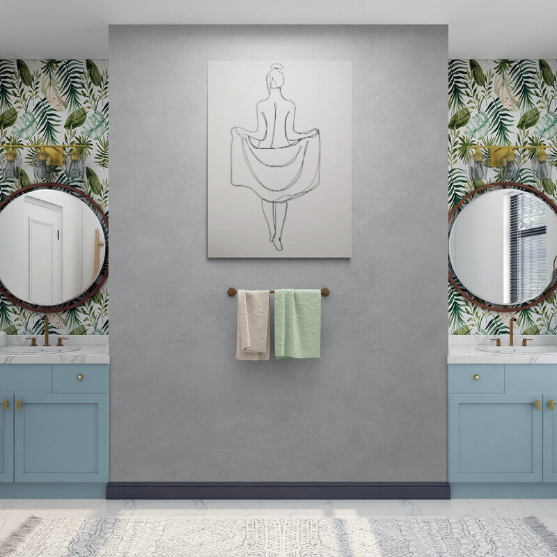 Intimacy in the Shower - Canvas Mérida Fine Print Art
